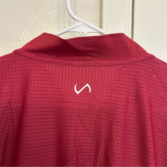 TLF Perforated Mesh Maddox Jacket Red Black Active Lightweight Size Large - Picture 8 of 10